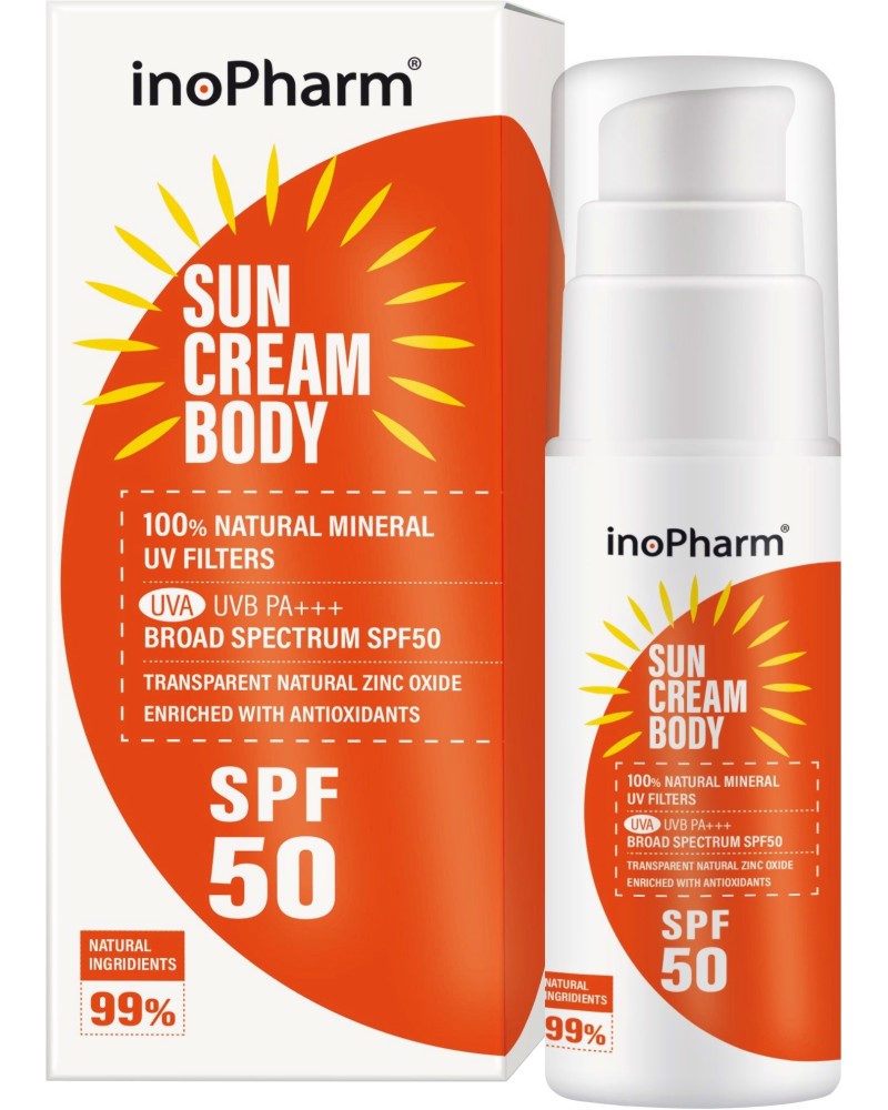 InoPharm Sun Cream Body SPF 50 -     - 