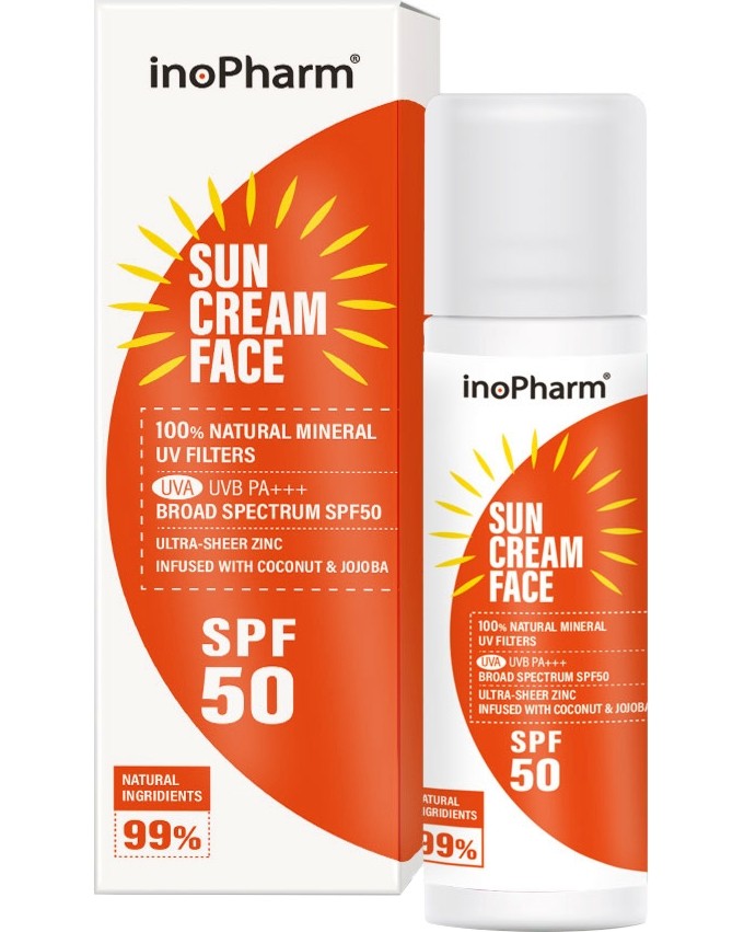 InoPharm Sun Cream Face SPF 50 -     - 