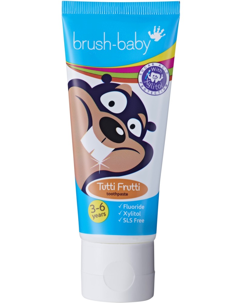 brush-baby Tutti Fruitti Fluoride Toothpaste -        , 3-6  -   