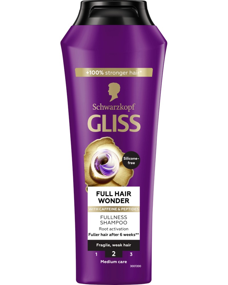 Gliss Full Hair Wonder Shampoo -           Full Hair Wonder - 