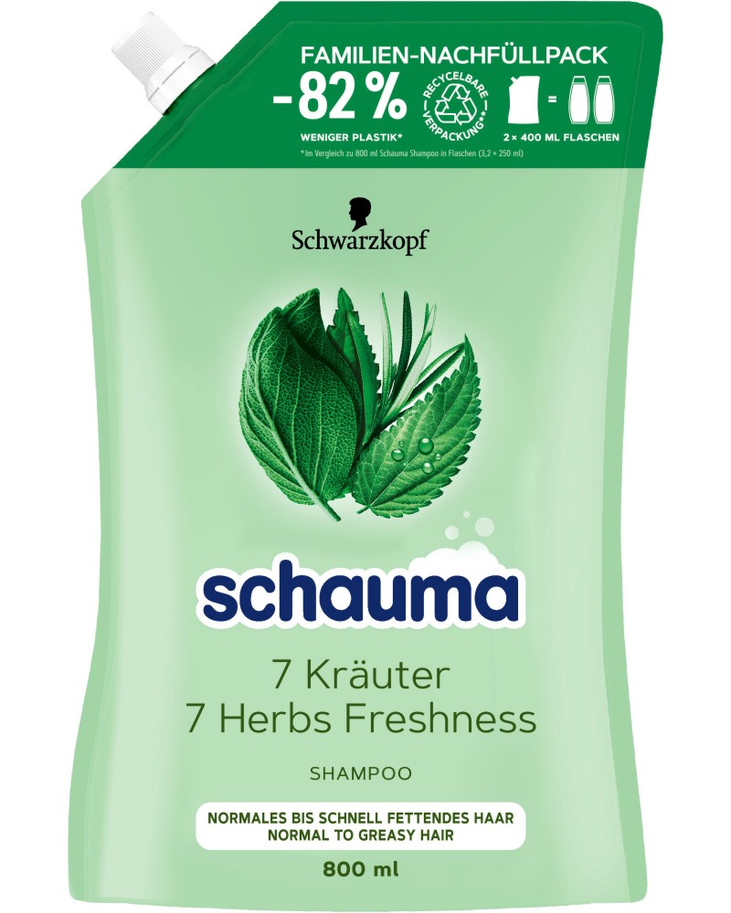 Schauma 7 Herbs Freshness Shampoo -         - 
