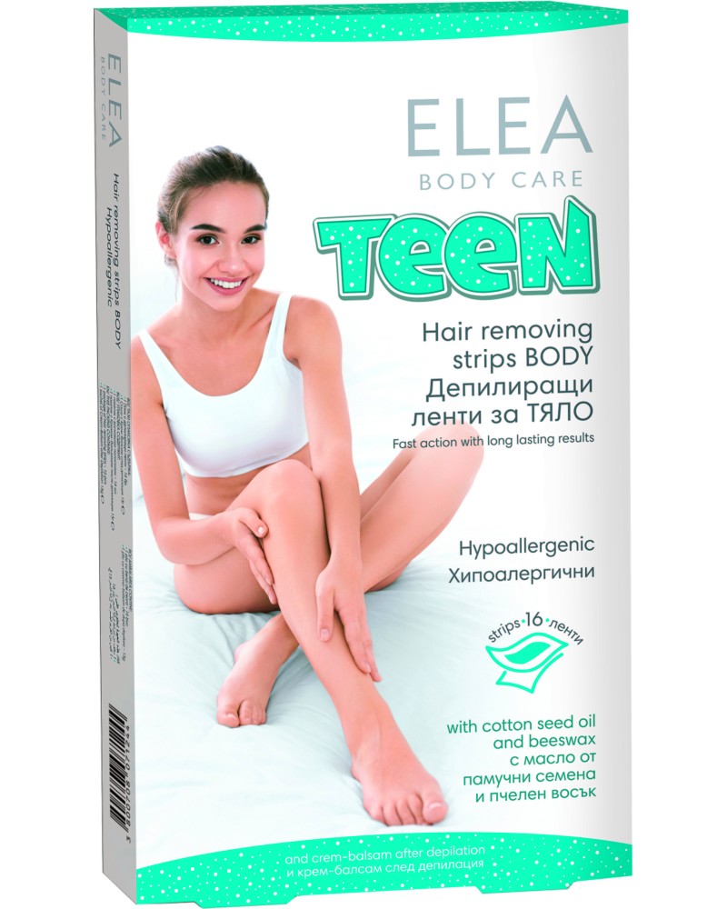 Elea Teen Body Hair Removing Strips - 16      - 