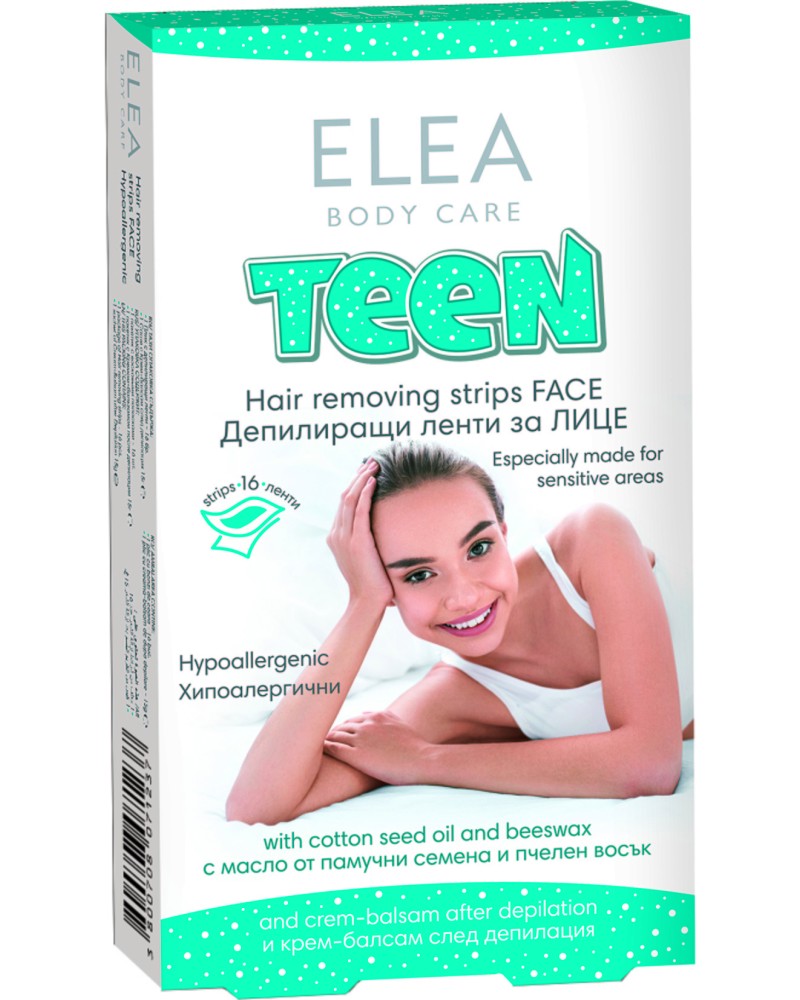Elea Teen Face Hair Removing Strips - 16      - 
