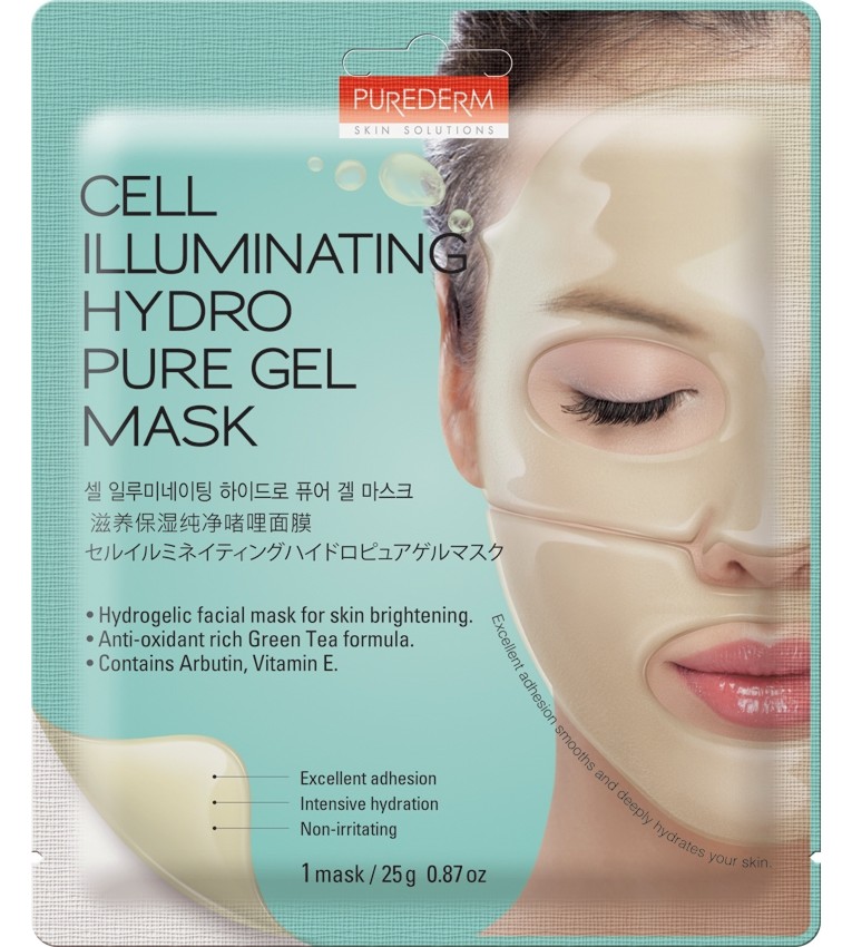 Purederm Cell Illuminating Hydro Pure Gel Mask -      - 