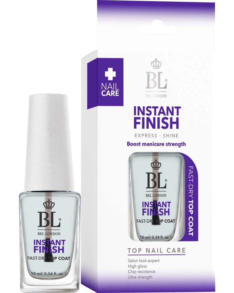 BEL London Instant Finish Fast Dry Top Coat -      Nail Care - 
