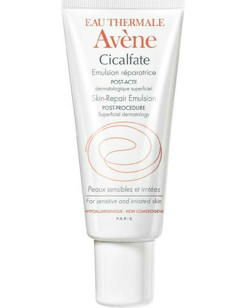 Avene Cicalfate Skin Repair Emulsion - Емулсия за чувствителна и раздразнена кожа от серията Cicalfate - продукт