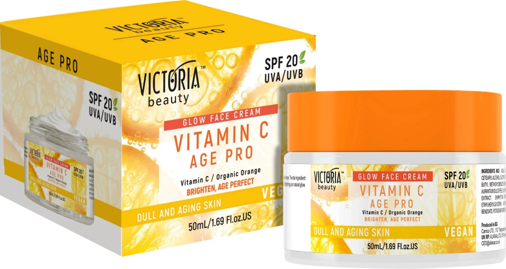 Victoria Beauty Age Pro Vitamin C Glow Face Cream SPF 20 -       Age Pro - 
