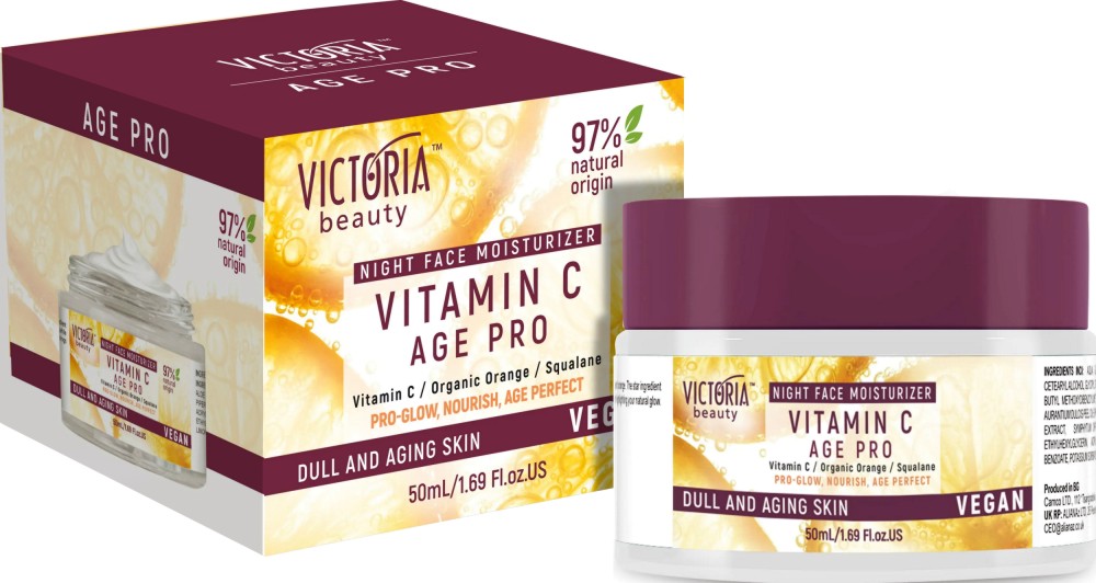 Victoria Beauty Age Pro Vitamin C Night Face Cream -       Age Pro - 