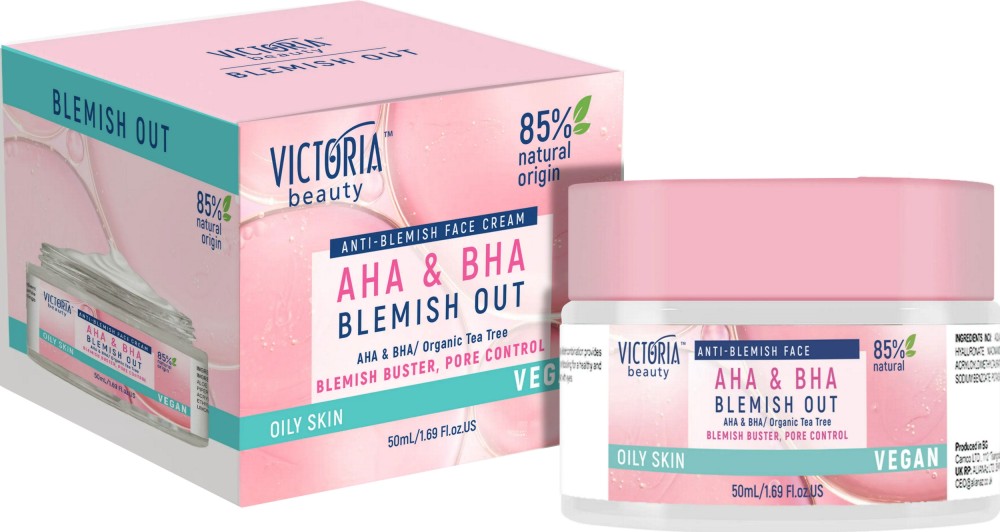 Victoria Beauty Blemish Out AHA & BHA Face Cream -         Blemish Out - 