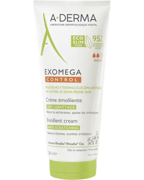 A-Derma Exomega Control Emollient Cream -         Exomega - 