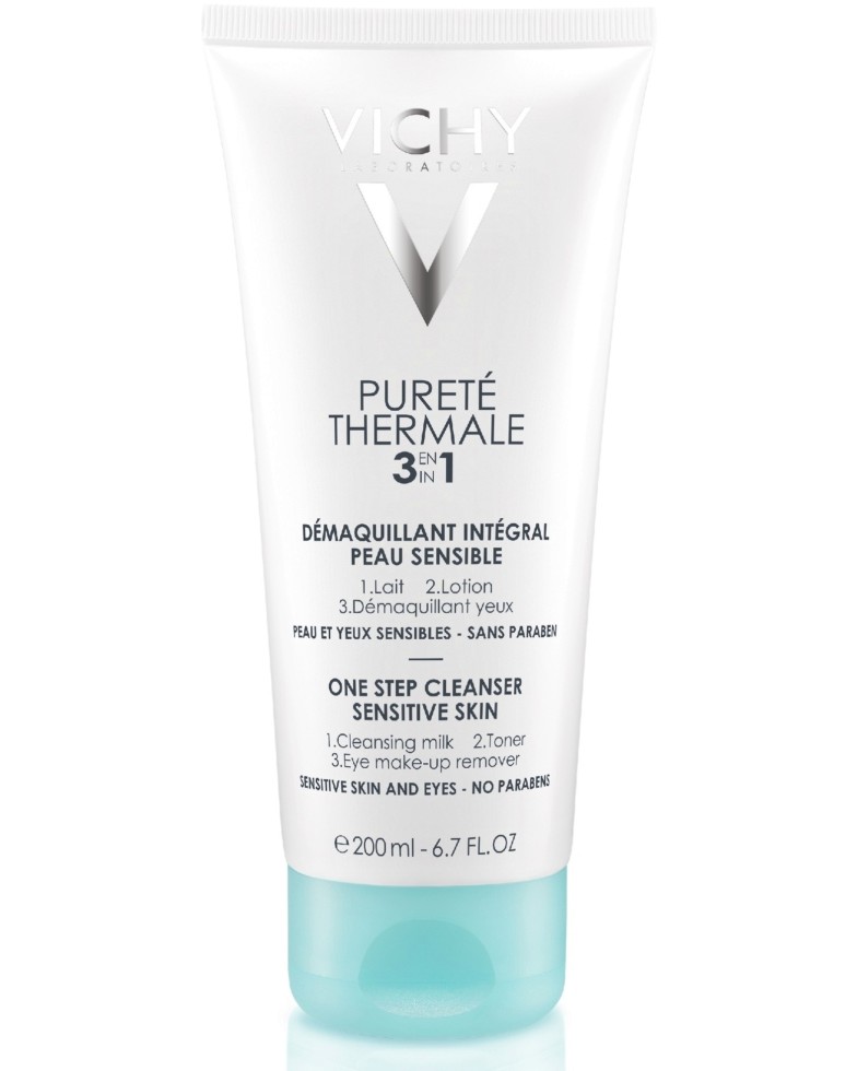VICHY Purete Thermale 3-In-1 One Step Cleanser -  ,    3  1    - 