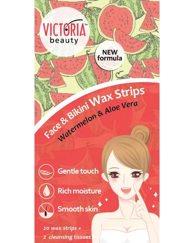 Victoria Beauty Face & Bikini Wax Strips - 20              - 