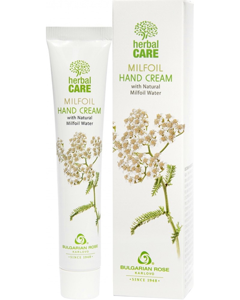 Bulgarian Rose Herbal Care Milfoil Hand Cream -         Herbal Care - 
