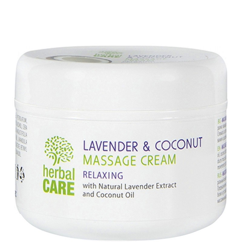 Bulgarian Rose Herbal Care Relaxing Massage Cream Bulgarian Rose Herbal Care Relaxing Massage Cream - Масажен крем с лавандула и кокос от серията Herbal Care - крем