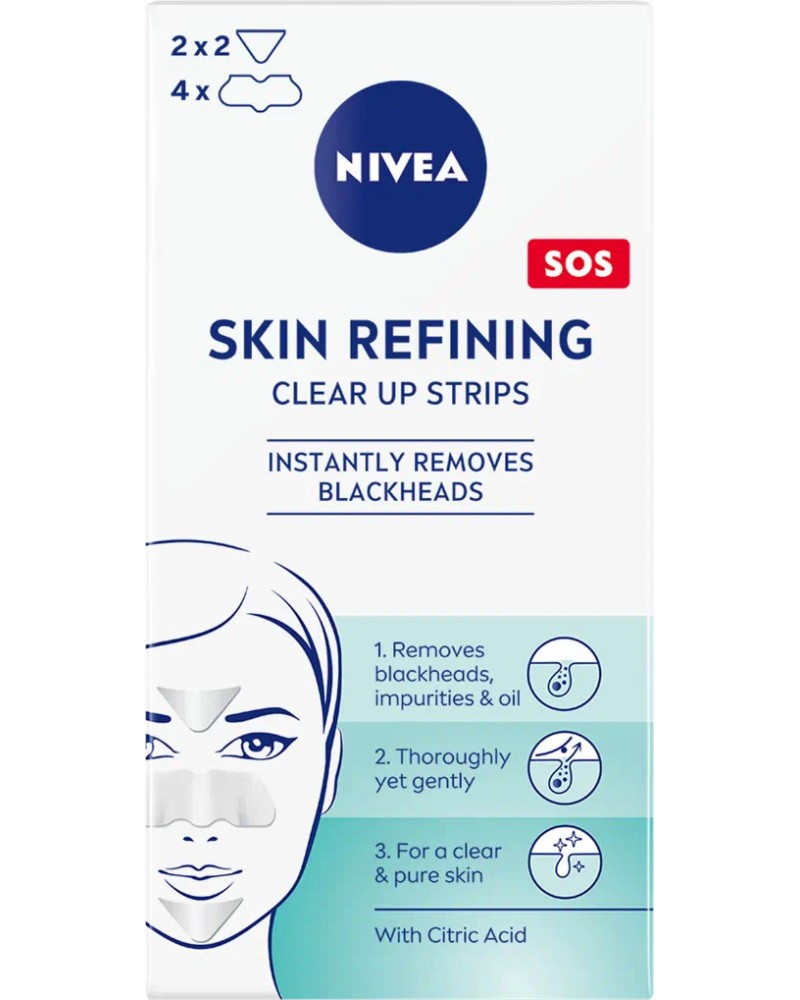 Nivea Skin Refining Clear Up Strips -      - 