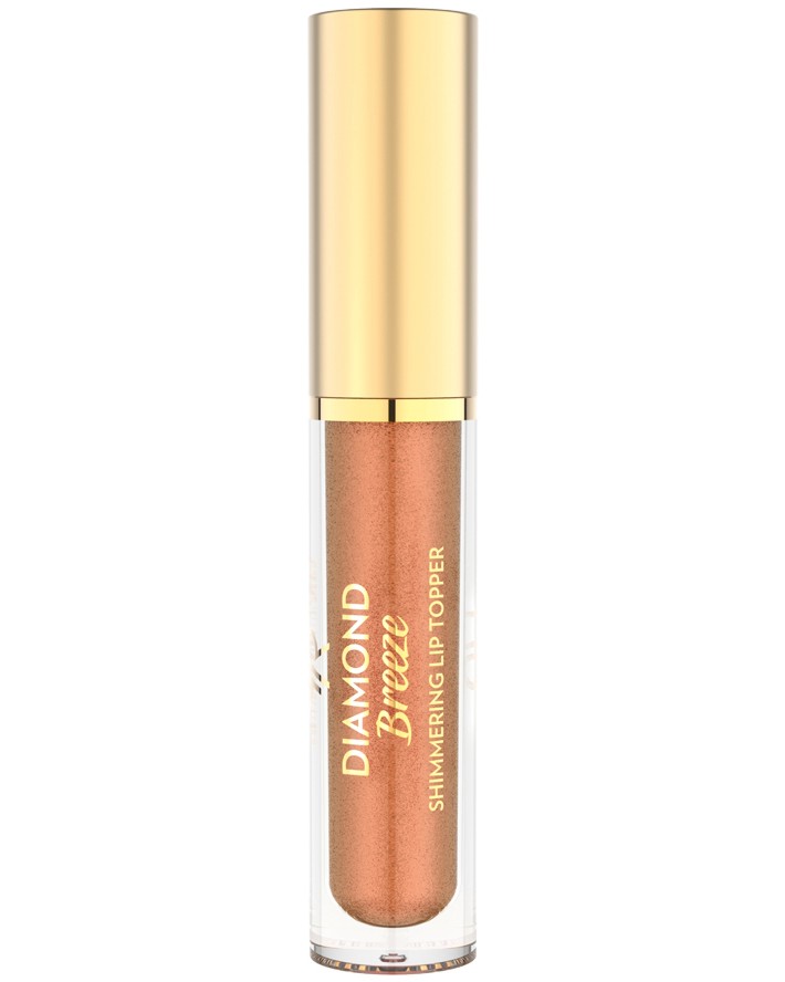Golden Rose Diamond Breeze Lip Topper - Гланц за устни с блестящи частици от серията Diamond Breeze - гланц