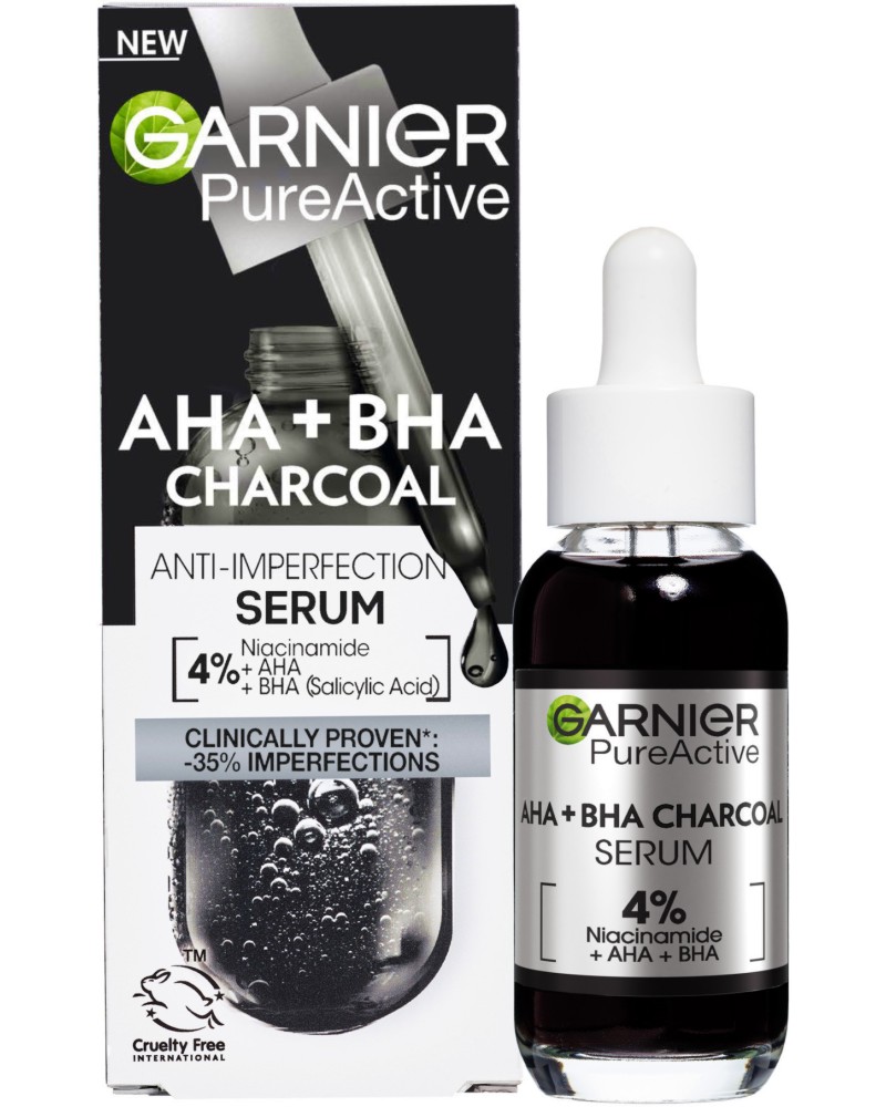 Garnier Pure Active Anti-Imperfection Serum - Серум за лице против несъвършенства от серията Pure Active - серум