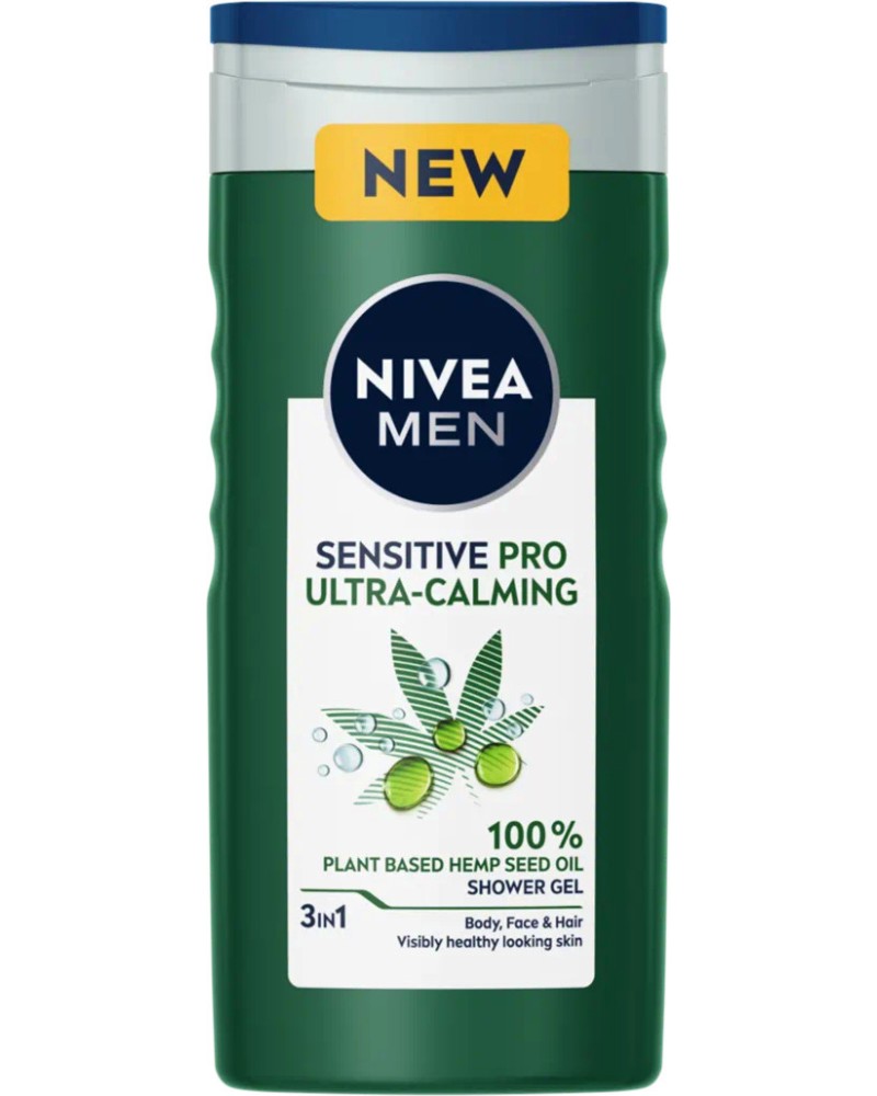 Nivea Men Sensitive Pro Ultra-Calming Shower Gel -        -  