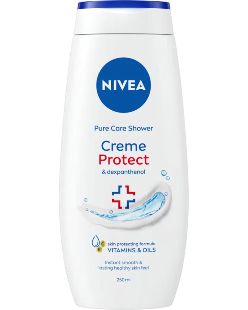 Nivea Creme Protect Shower - Душ гел с декспантенол - душ гел