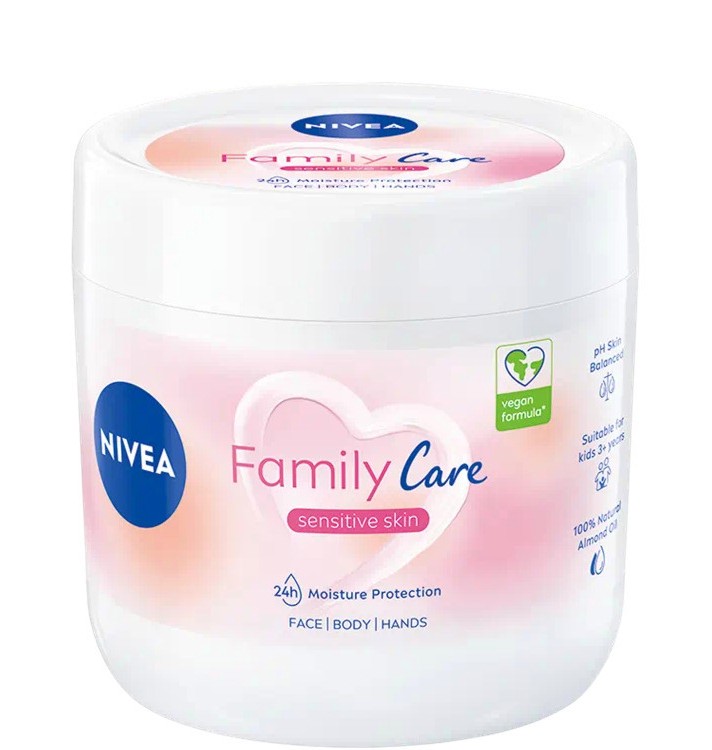 Nivea Family Care - Хидратиращ крем за лице и тяло - крем