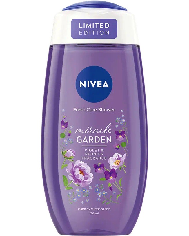 Nivea Miracle Garden Violet & Peonies Shower -         -  