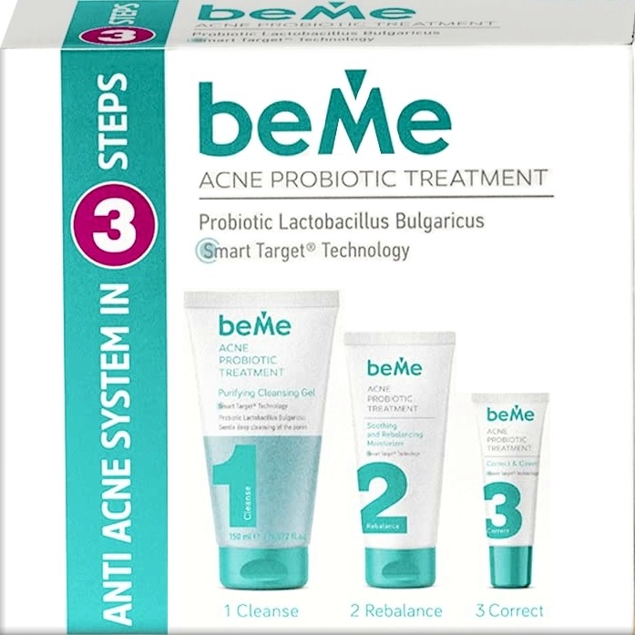 beMe Probiotic Anti Acne System in 3 Steps -    ,        - 