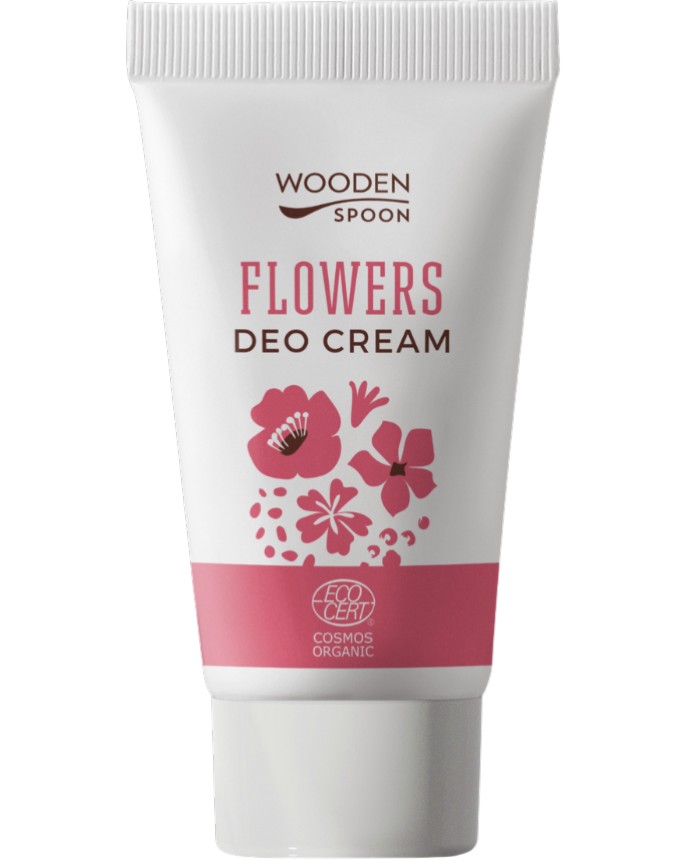 Wooden Spoon Flowers Deo Cream Wooden Spoon Flowers Deo Cream - Био крем-дезодорант без алуминий с аромат на цветя - крем
