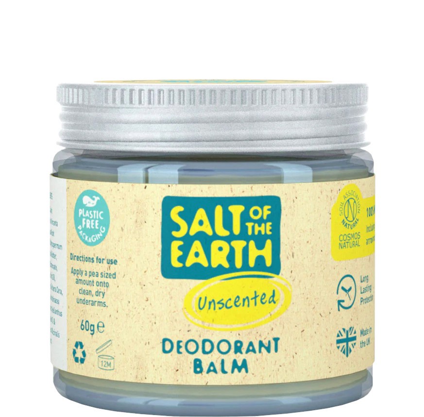 Salt Of The Earth Unscented Deodorant Balm - -   - 