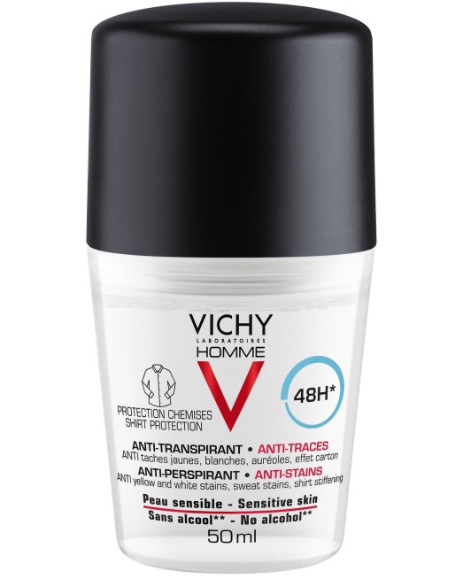 VICHY Homme Anti-Stains 48H Anti-Perspirant -       - 