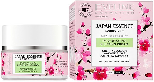 Eveline Japan Essence Regenerating & Lifting Cream -        - 