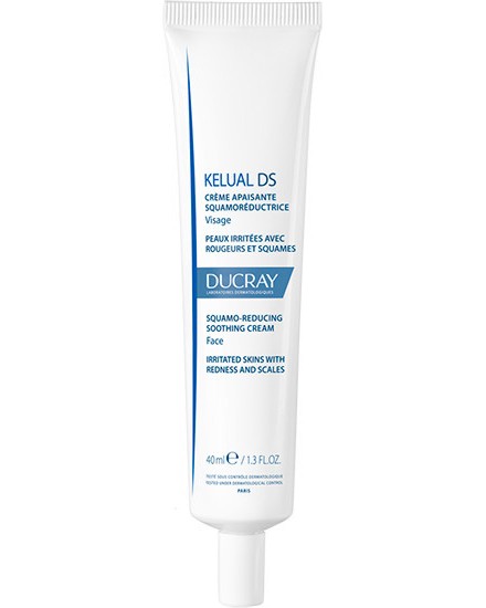 DUCRAY Kelual DS Soothing Cream - Успокояващ крем за лице против сквами - продукт