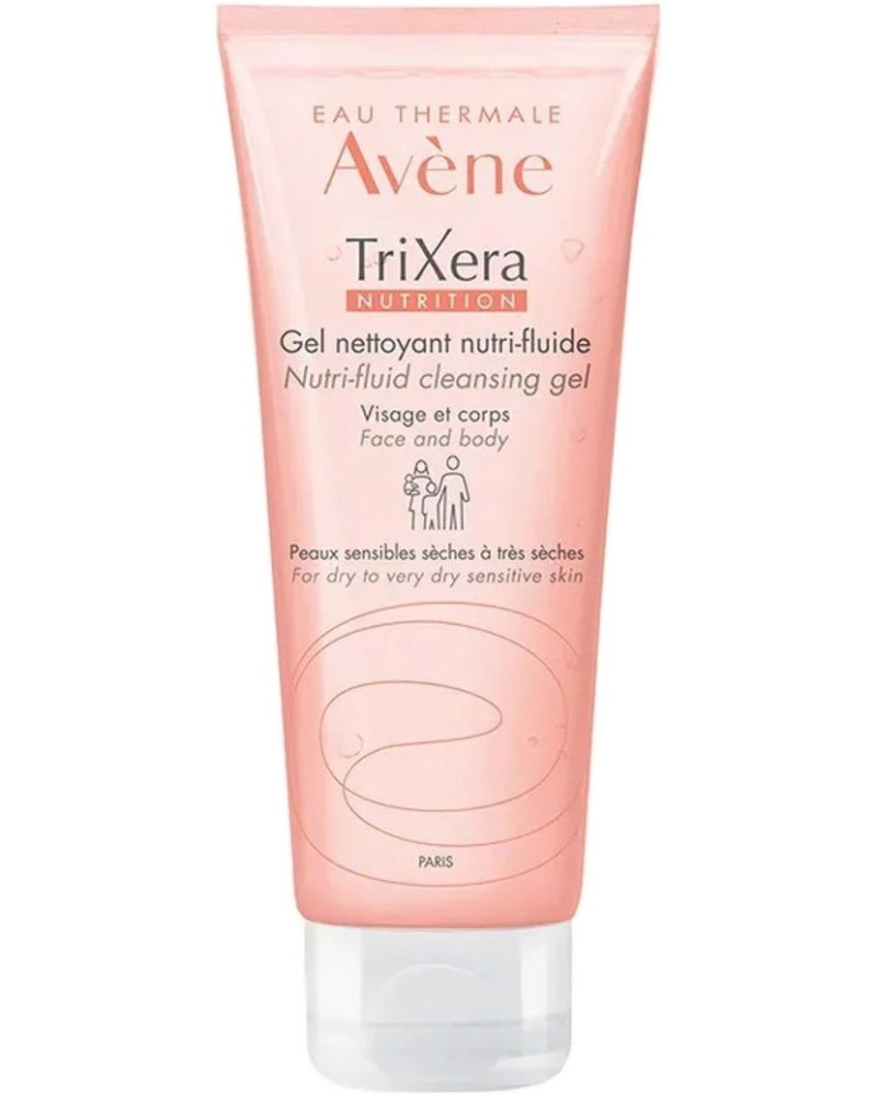 Avene TriXera Nutri-Fluid Cleansing Gel -          - 