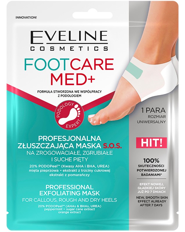 Eveline Foot Care Med+ Profesional Exfolating Mask -        - 