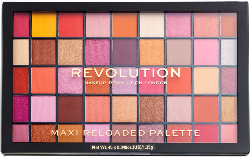 Makeup Revolution Maxi Reloaded Palette Big Big Love - ������� ����� �� ��� � 45 ����� - �������