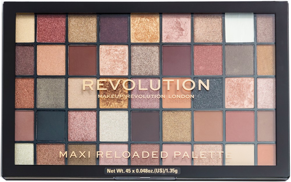 Makeup Revolution Maxi Reloaded Palette Large It Up - ������� ����� �� ��� � 45 ����� - �������