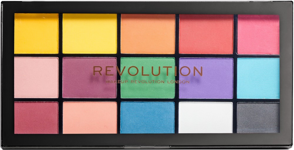 Makeup Revolution Reloaded Marvellous Mattes Makeup Revolution Reloaded Marvellous Mattes - Палитра с 15 цвята сенки за очи - продукт