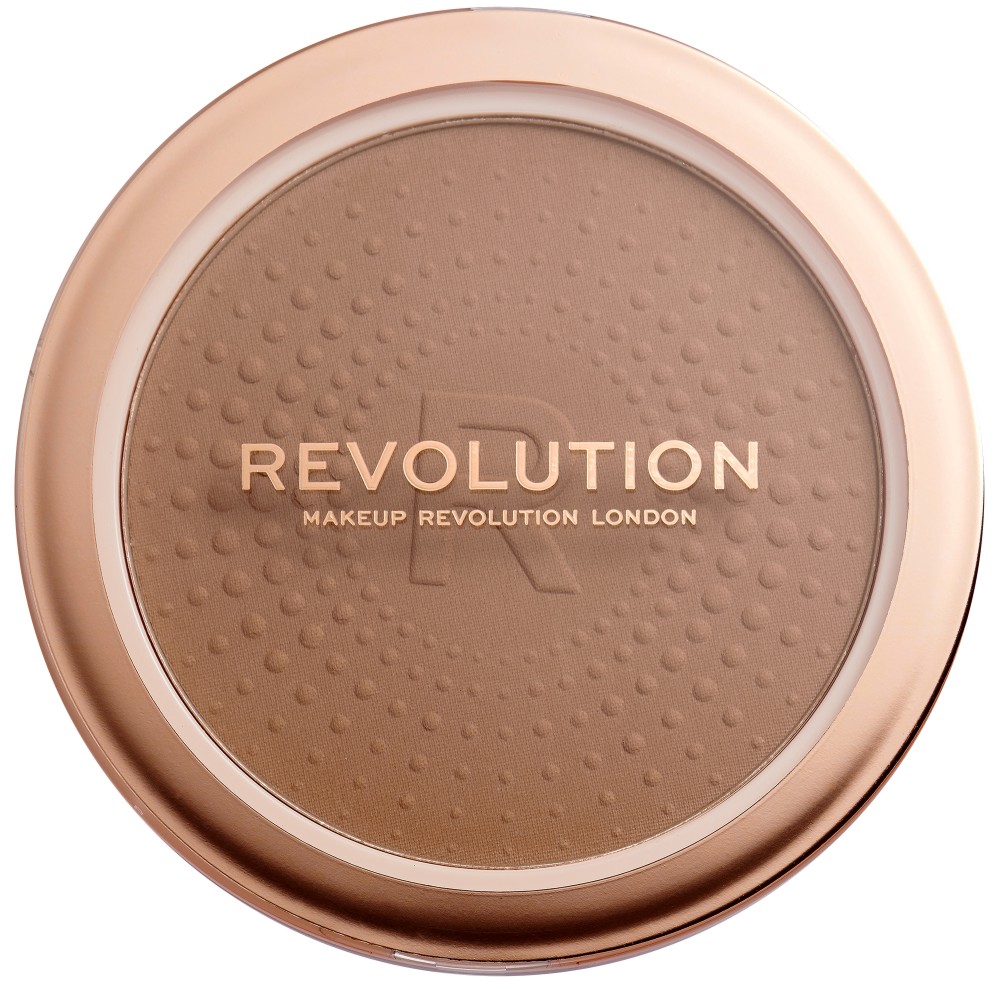 Makeup Revolution Mega Bronzer Makeup Revolution Mega Bronzer - Бронзираща пудра за лице с матов ефект - пудра