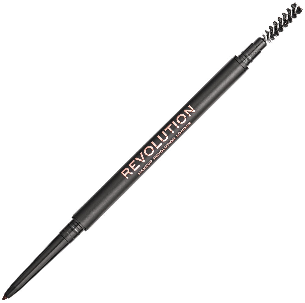Makeup Revolution Precise Brow Pencil Makeup Revolution Precise Brow Pencil - Молив за вежди с четка - молив