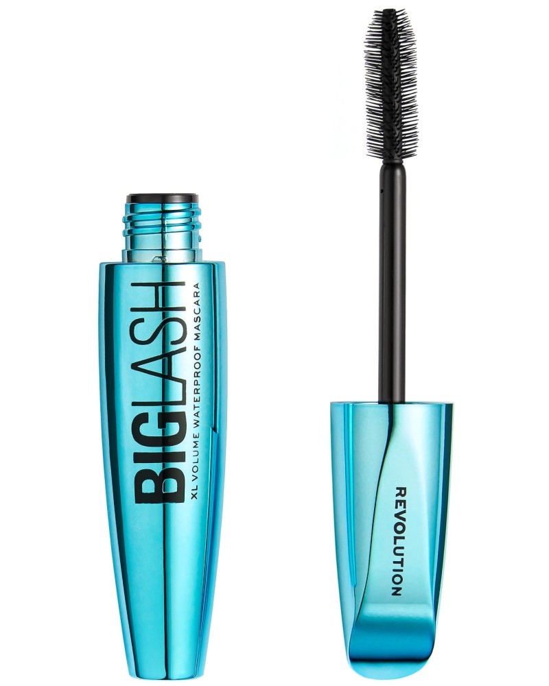 Makeup Revolution Big Lash XL Volume Waterproof Mascara Makeup Revolution Big Lash XL Volume Waterproof Mascara - Водоустойчива спирала за обем - спирала