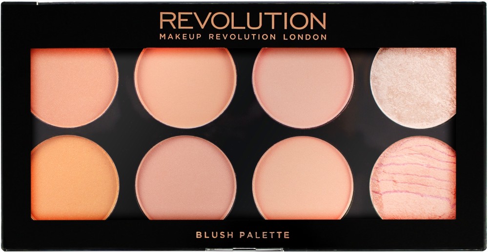 Makeup Revolution Hot Spice Ultra Blush Palette Makeup Revolution Hot Spice Ultra Blush Palette - Палитра хайлайтъри и ружове за лице - продукт