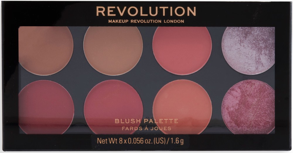 Makeup Revolution Sugar & Spice Ultra Blush Palette -      - 