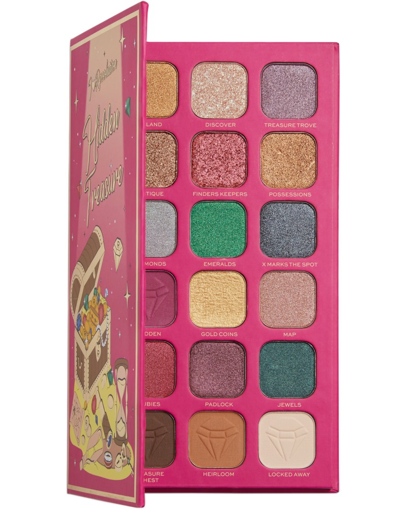 I Heart Revolution Spellbooks Hidden Treasure Palette -   18     - 