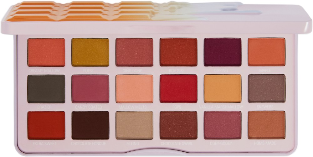 I Heart Revolution Toasted Marshmallow Chocolate Palette I Heart Revolution Toasted Marshmallow Chocolate Palette - Палитра сенки за очи с 18 цвята - сенки