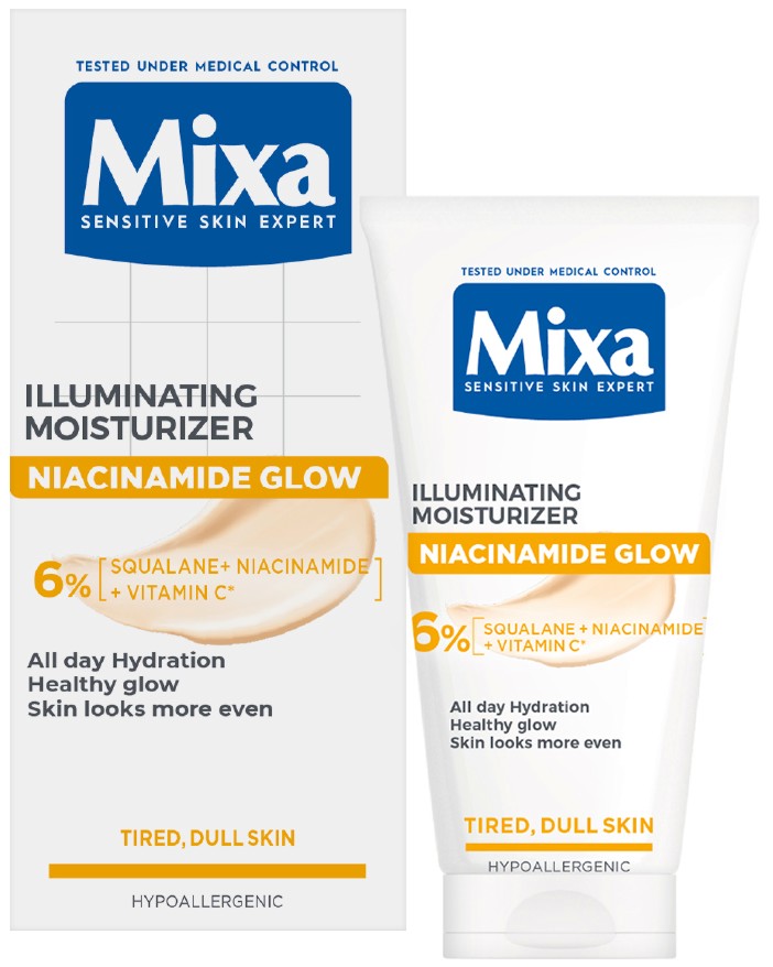 Mixa Niacinamide Glow Illuminating Moisturizer -         - 