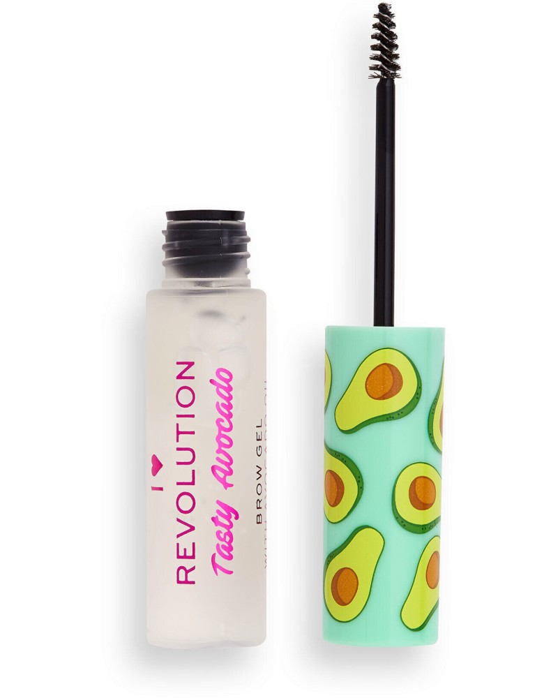 I Heart Revolution Tasty Avocado Brow Gel I Heart Revolution Tasty Avocado Brow Gel - Гел за вежди с авокадо - гел