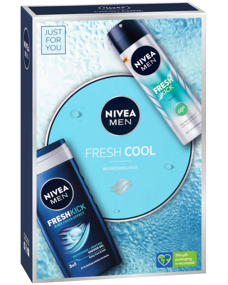   Nivea Men Fresh Cool -       Fresh Kick - 