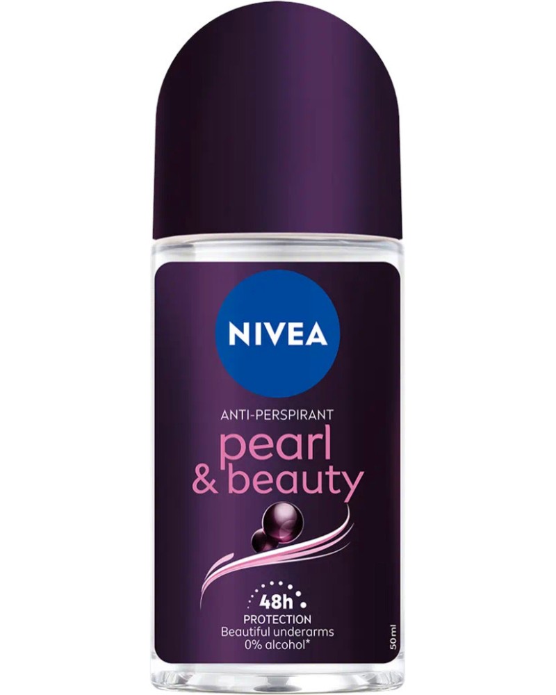 Nivea Pearl & Beauty Black Anti-Perspirant Roll-On -      - 