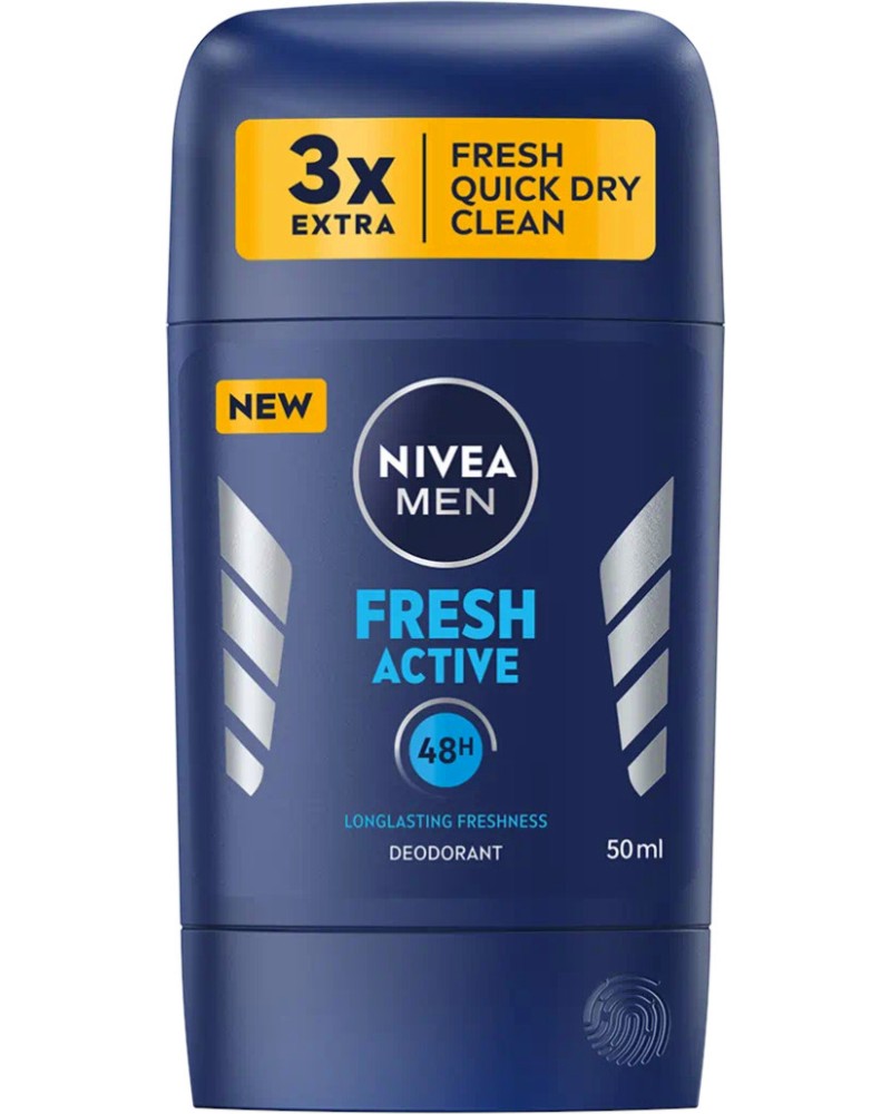 Nivea Men Fresh Active Stick Deodorant -         Fresh Active - 