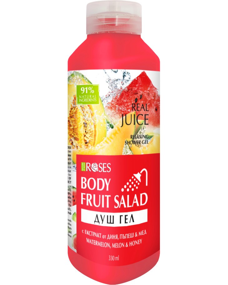 Nature of Agiva Roses Fruit Salad Shower Gel - ��� ��� � �������� �� ����, ����� � ��� �� ������� Fruit Salad - ��� ���