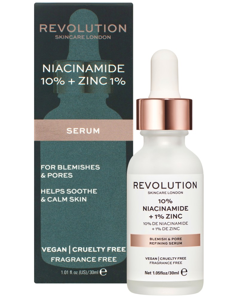 Revolution Skincare Niacinamide 10% + Zinc 1% Serum -      - 